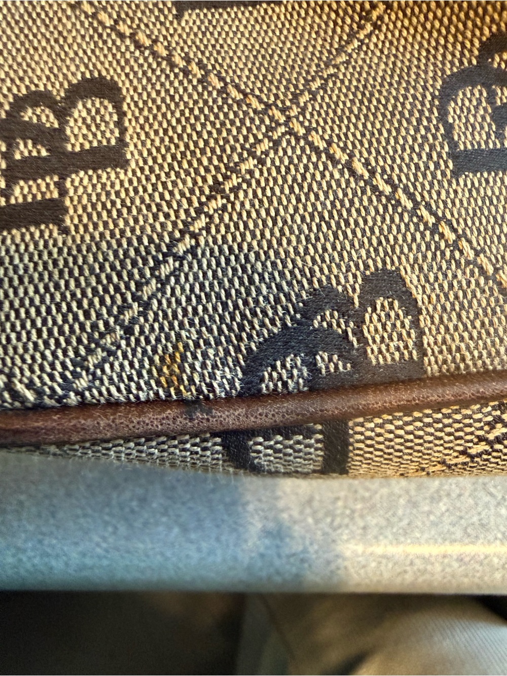 Dooney & Bourke Tan Brown Monogram Shoulder Bag - Picture 3 of 16